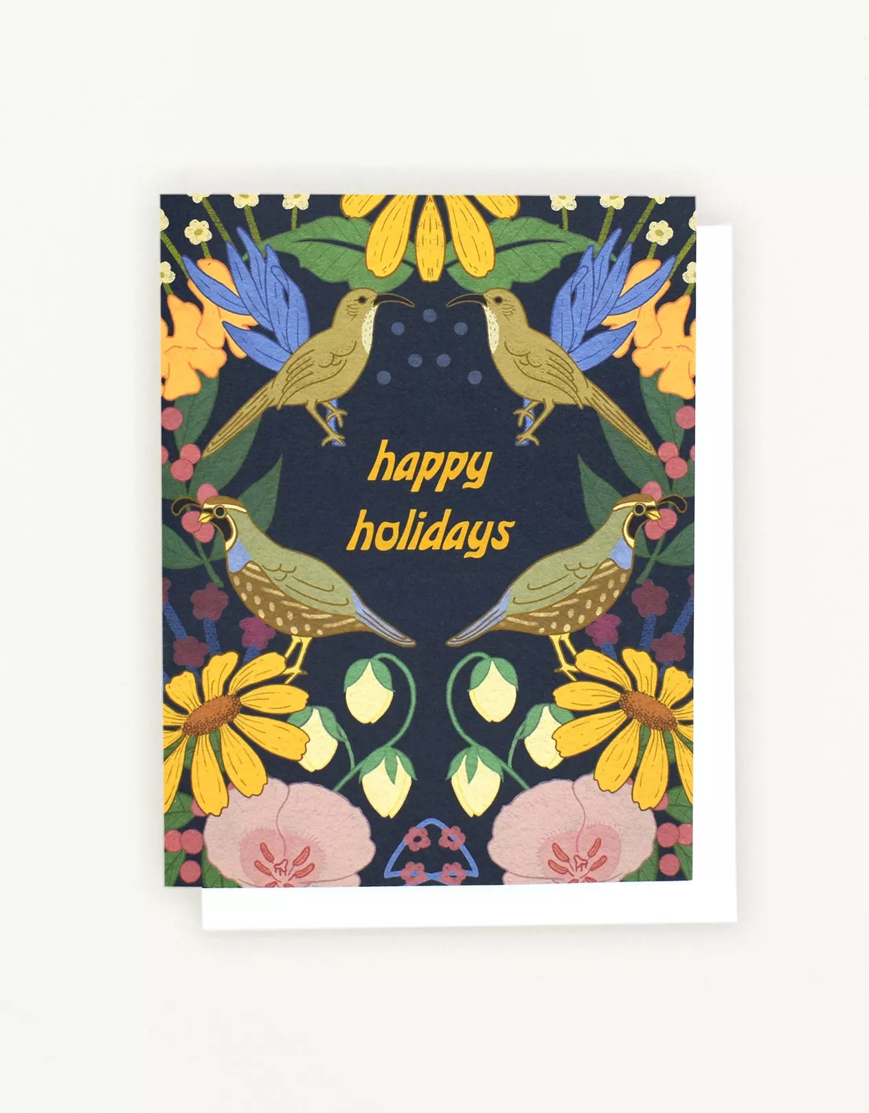 Joy & Poppy Pink Holiday Card