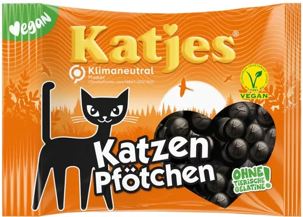 Katzen Pfotchen Liquorice (Katjes) 175g