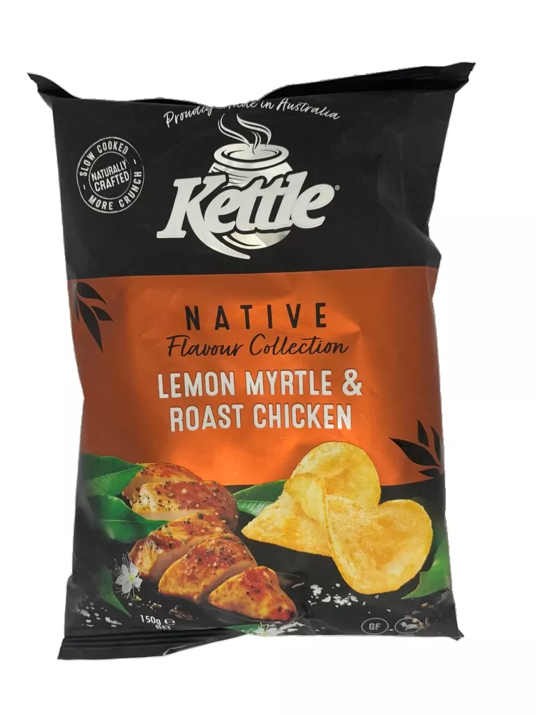 Kettle Natives Lemon Myrtle & Chicken 150g