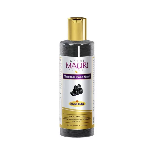 Khadi Mauri Herbal Charcoal Face Wash - 210 ml