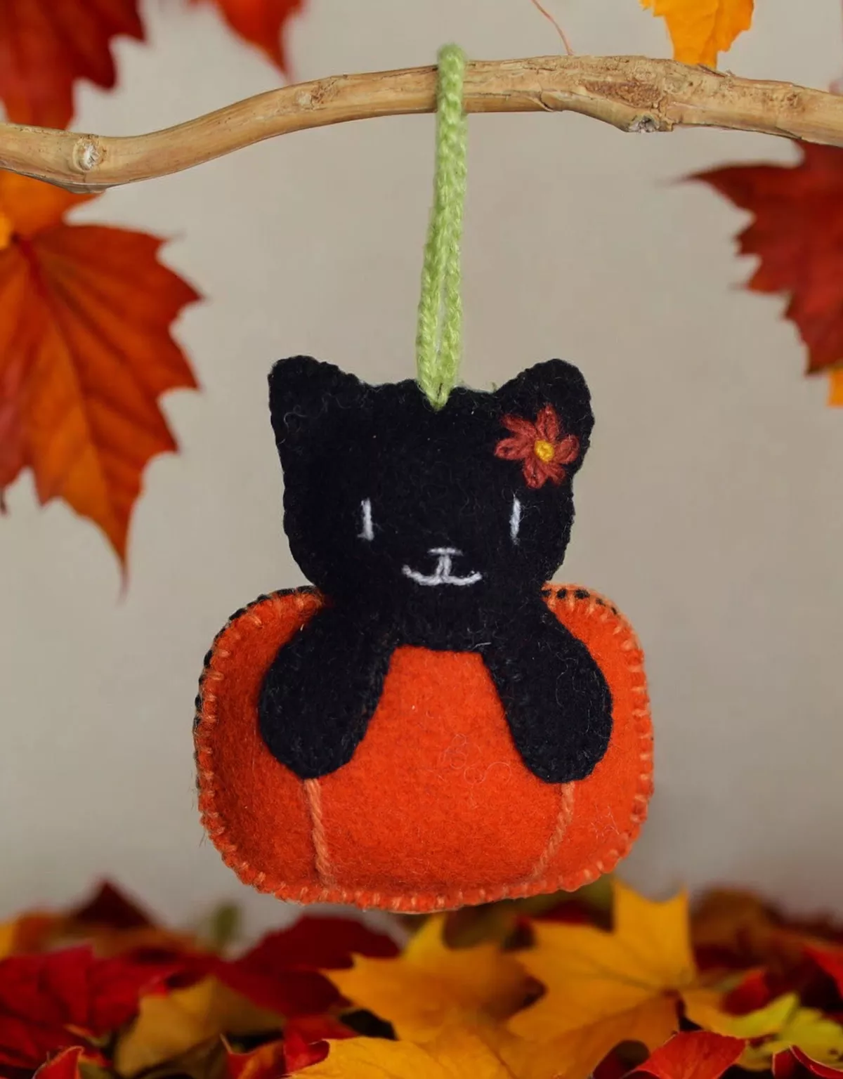 Knit Halloween Cat