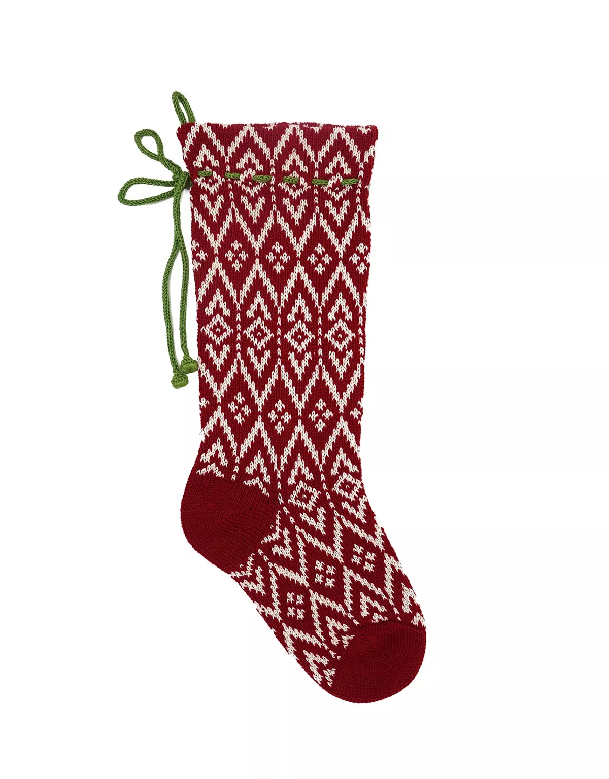 Knit Stocking - Nordic Smooth Cuff