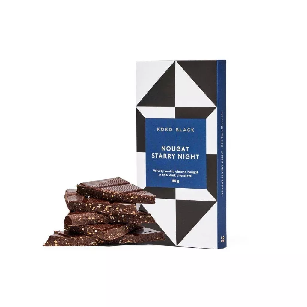 Koko Black Nougat Starry Night Block | 80g