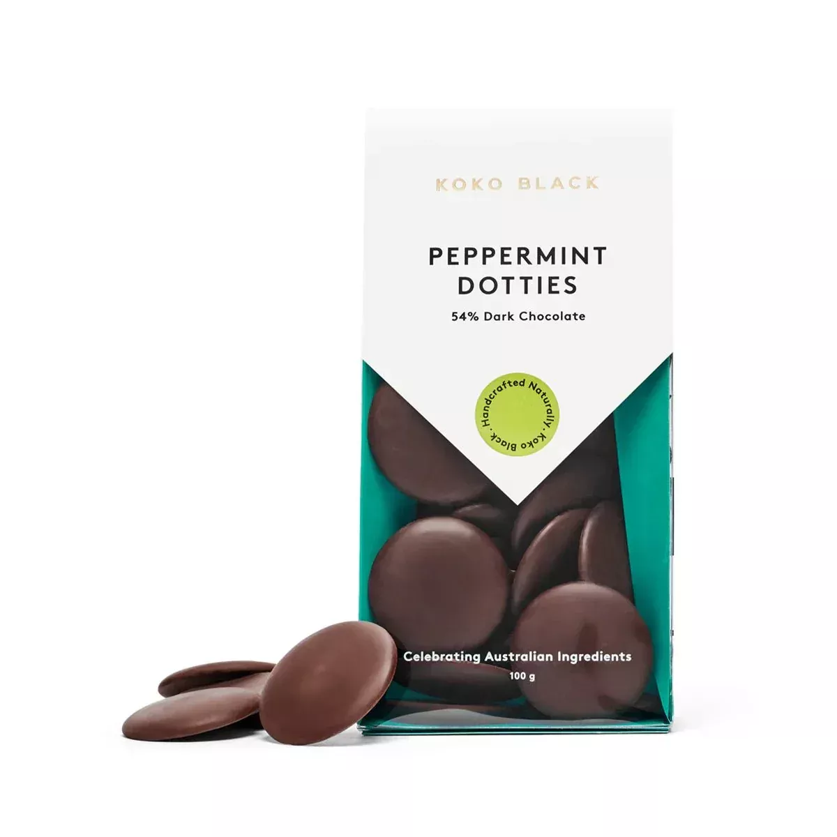 Koko Black Peppermint Dotties Dark | 100g