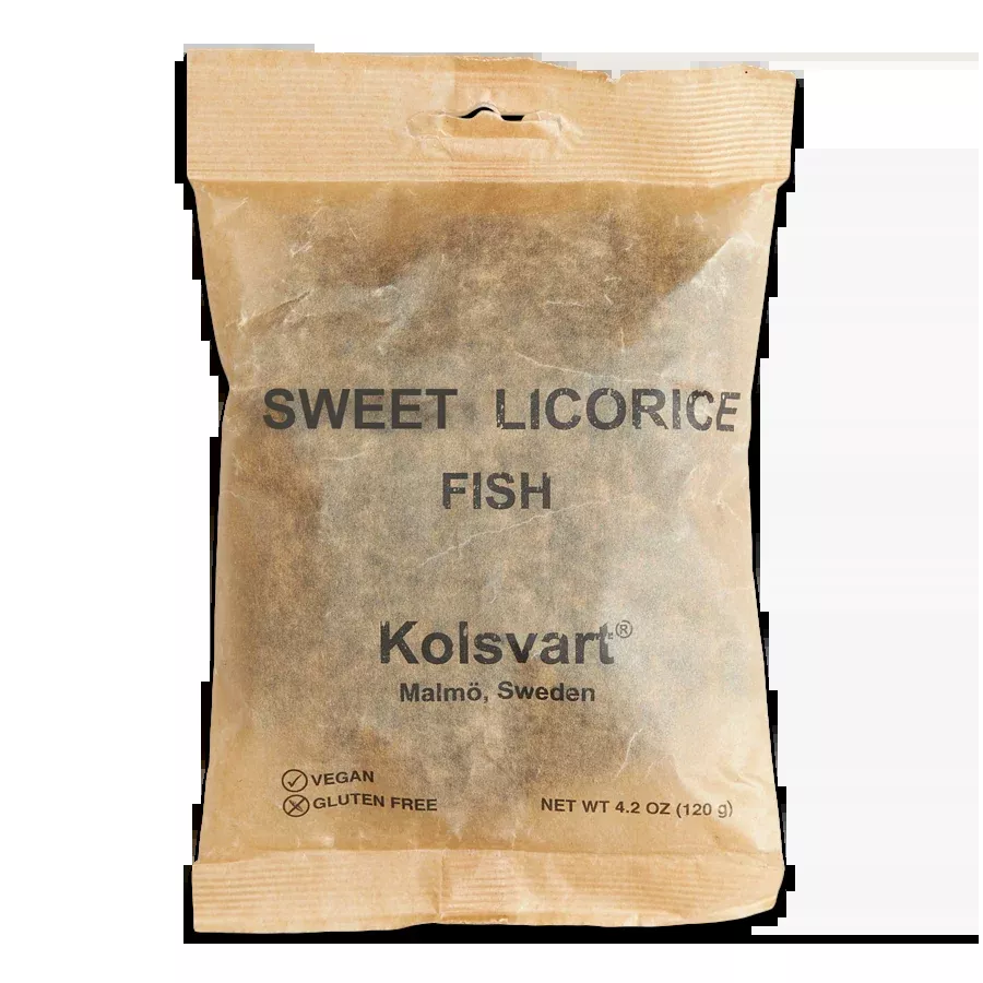 Kolsvart Sweet Licorice Fish 4.2oz