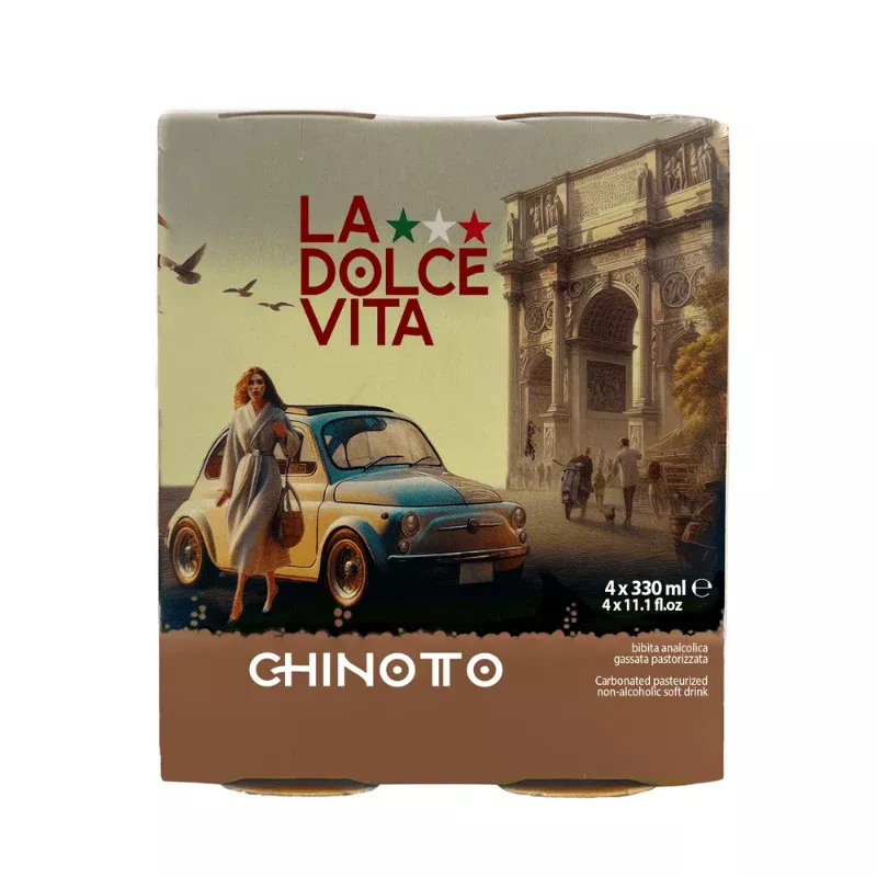La Dolce Vita Chinotto Soda, Pack of 4