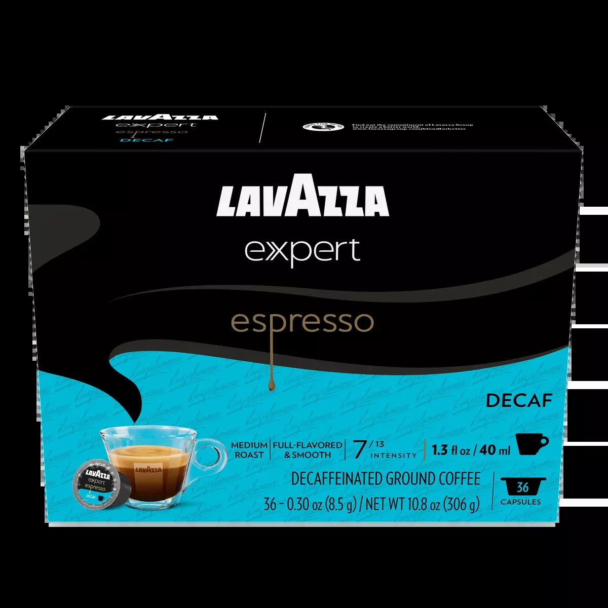 Lavazza Expert Espresso Decaf Coffee Capsules