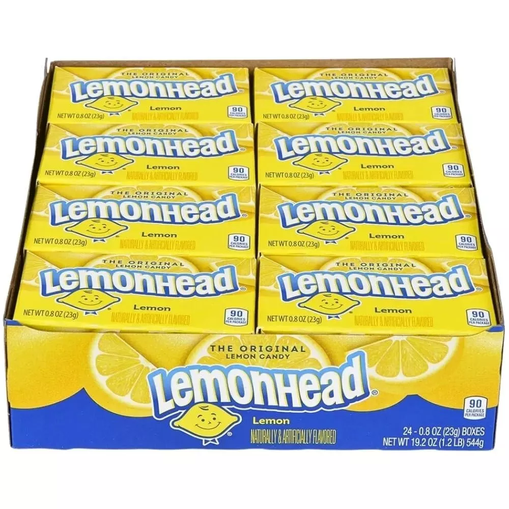 Lemonhead Hard Candy, Theater Boxes 24 ct.