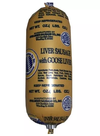 Liver Sausage with Goose Liver (Stiglmeier) approx. 0.5 Lb
