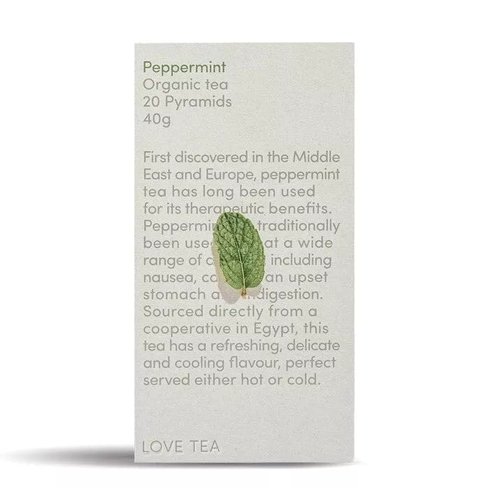 Love Tea Peppermint Tea 20 Pyramids | 40g