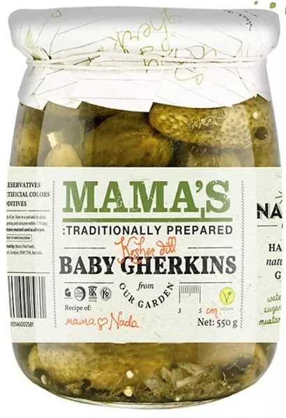 Mama's Baby Dill Gherkins, 19oz