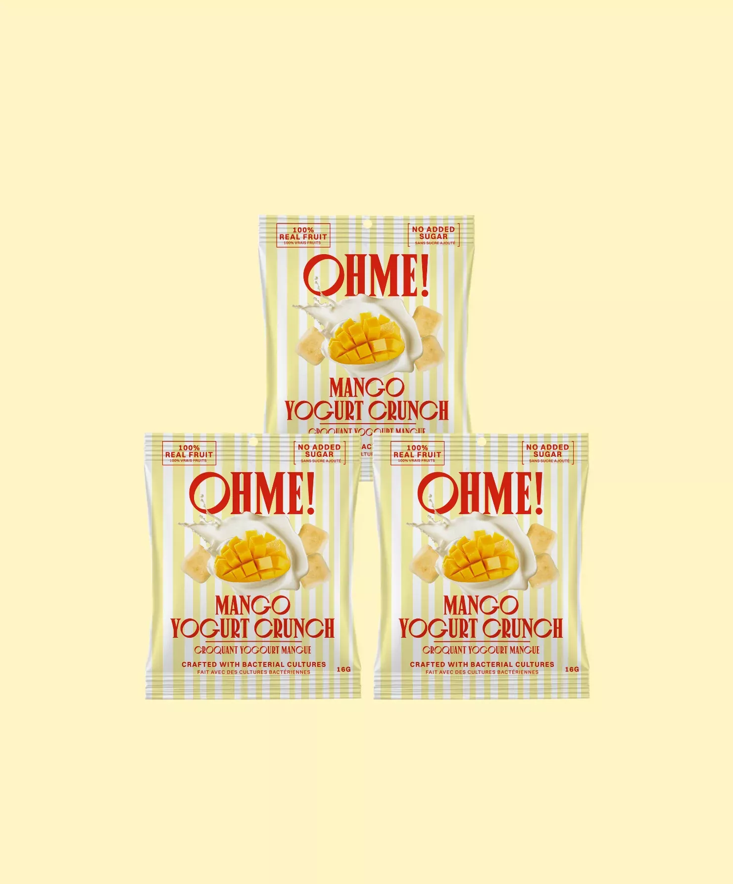 Mango Yogurt Crunch Snack Size (Pack of 3)