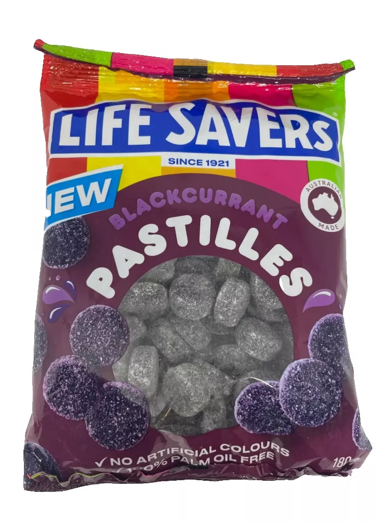 Mars Lifesavers Blackcurrant Pastilles 180g