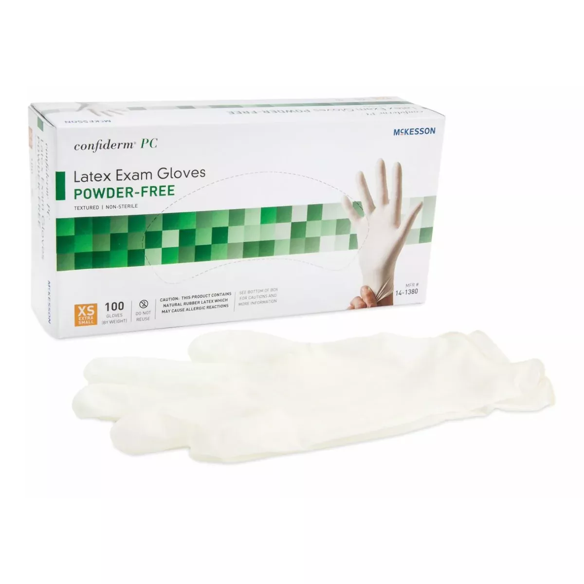 McKesson Confiderm PC Latex Exam Gloves