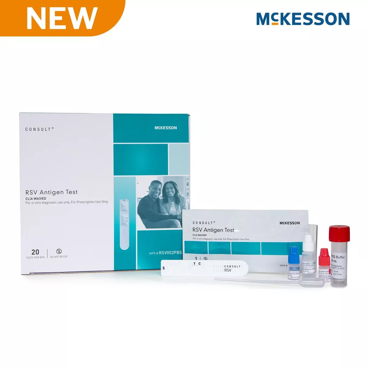 McKesson Consult™ Respiratory Test Kit RSV