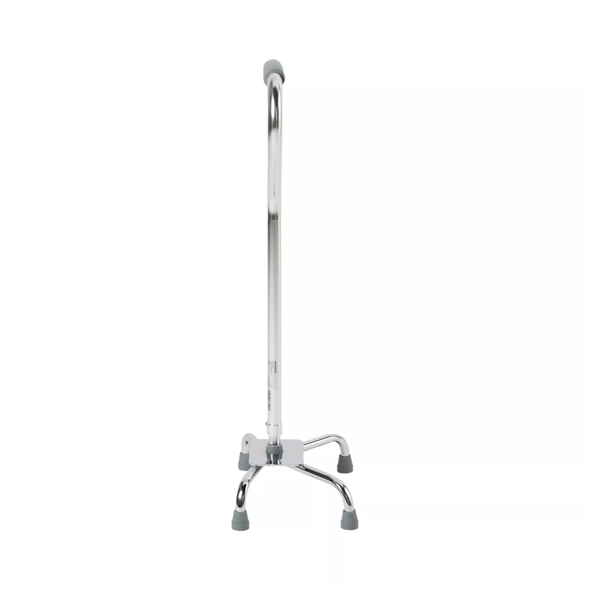 McKesson Steel Chrome Offset Quad Cane, 29 - 37.5 Inch