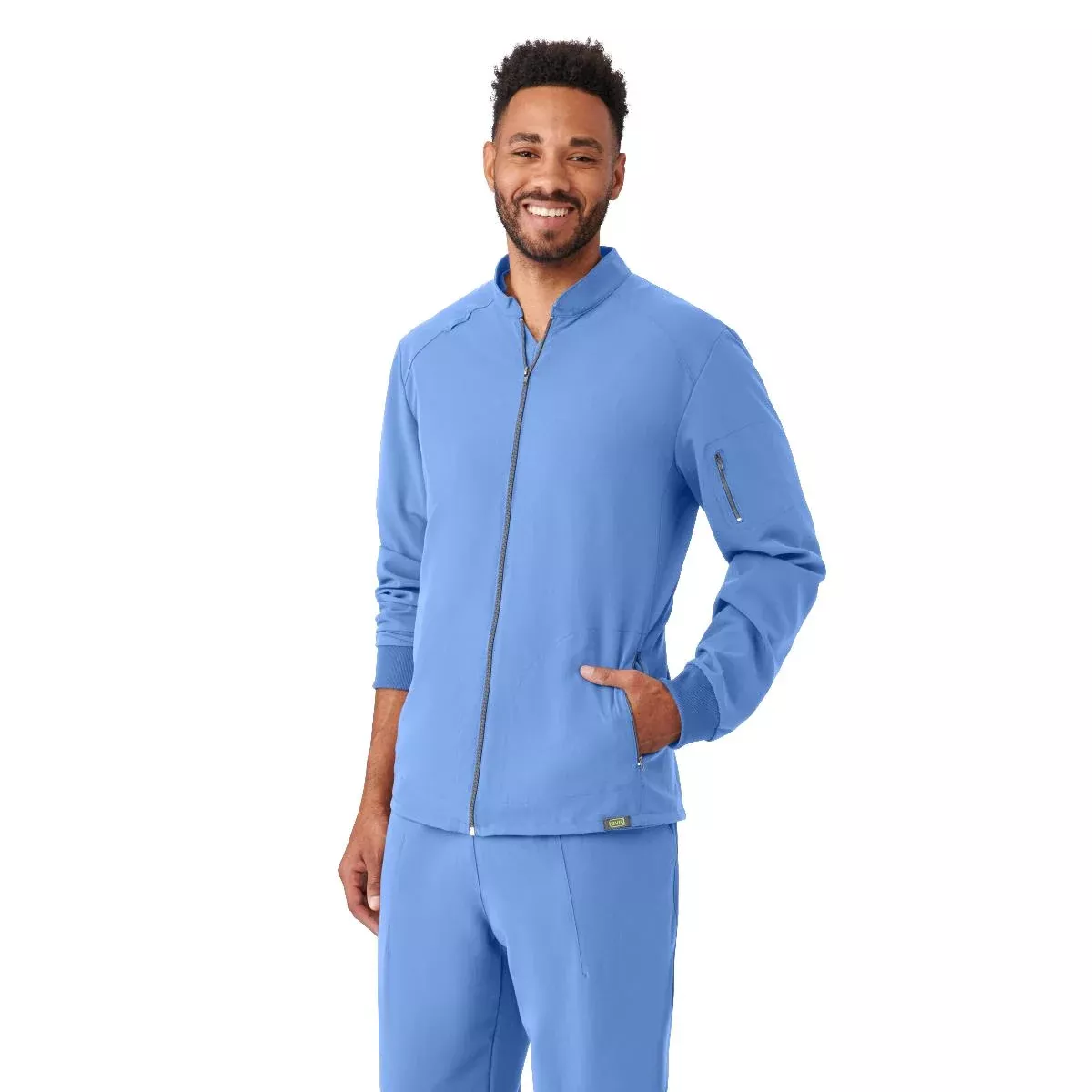 Medline Crosby Men's 3-Pocket Athletic Scrub Jacket