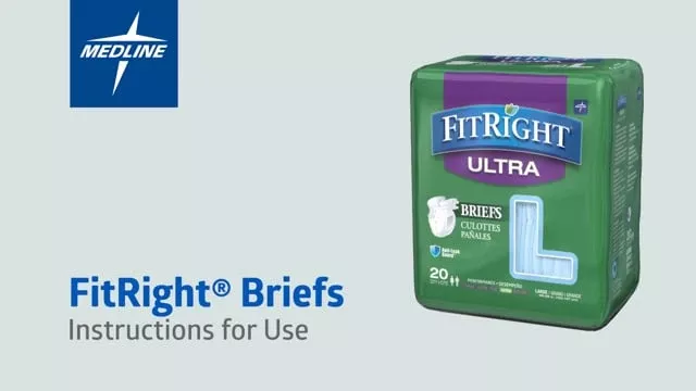 Medline FitRight Basic Incontinence Briefs