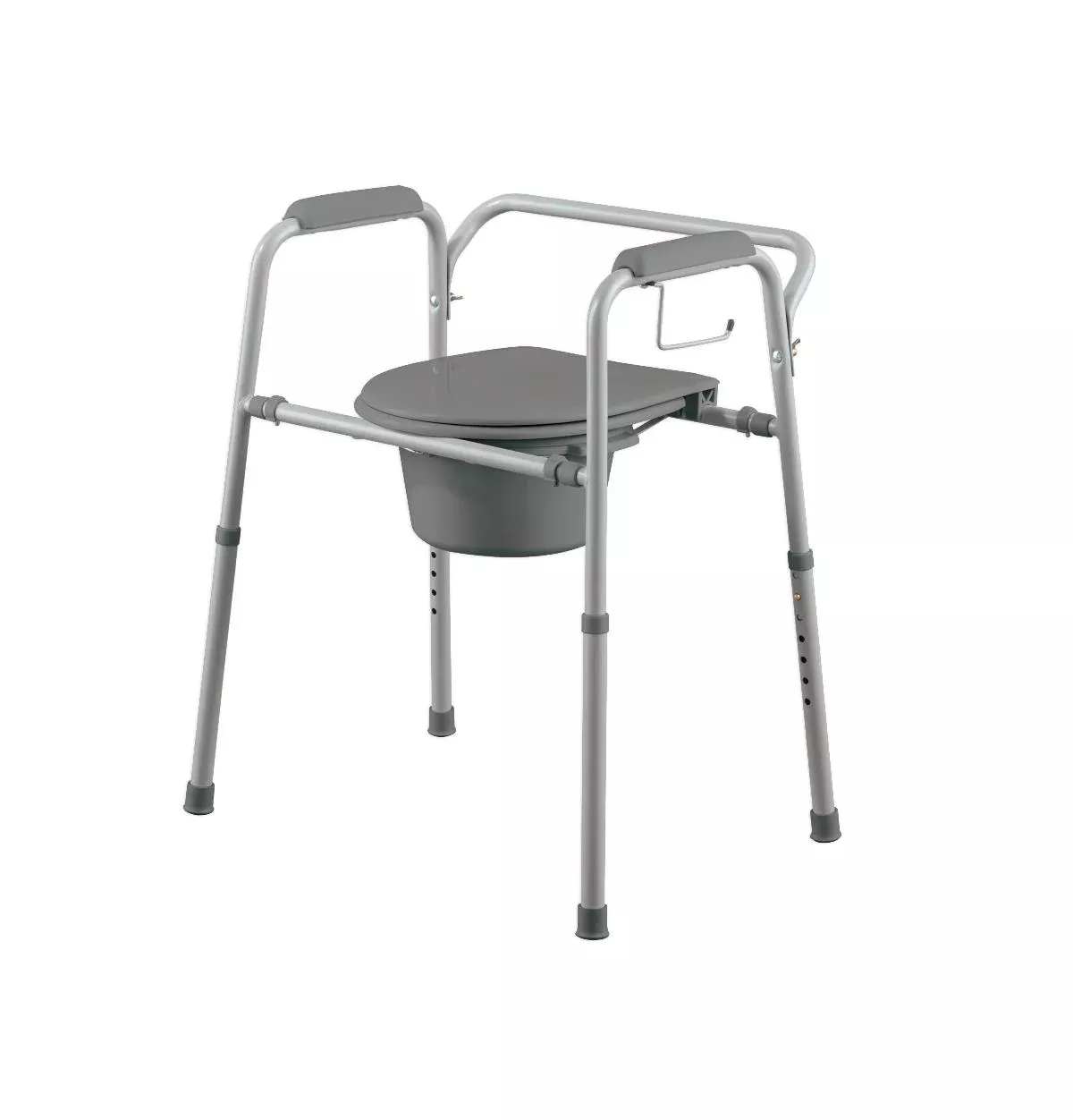 Medline Knockdown Steel Bedside Commode