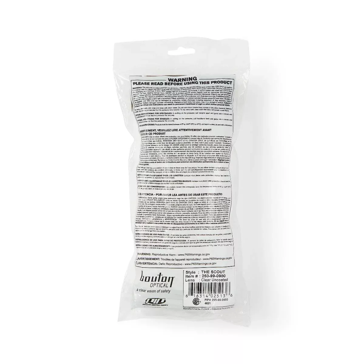 Medline Visitor Safety Glasses