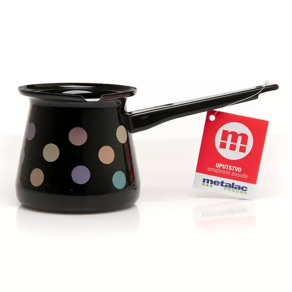 Metalac Enamel Coffee Pot, No.7 - Dots