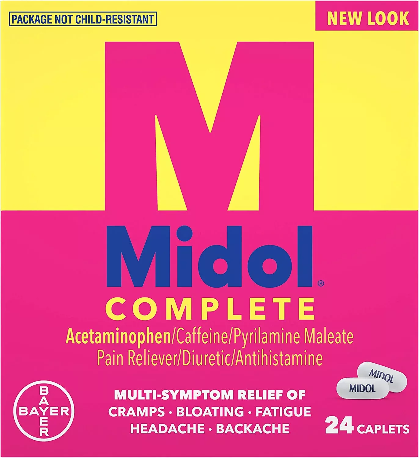 Midol Complete Multi-Symptom Relief, 24 ct.
