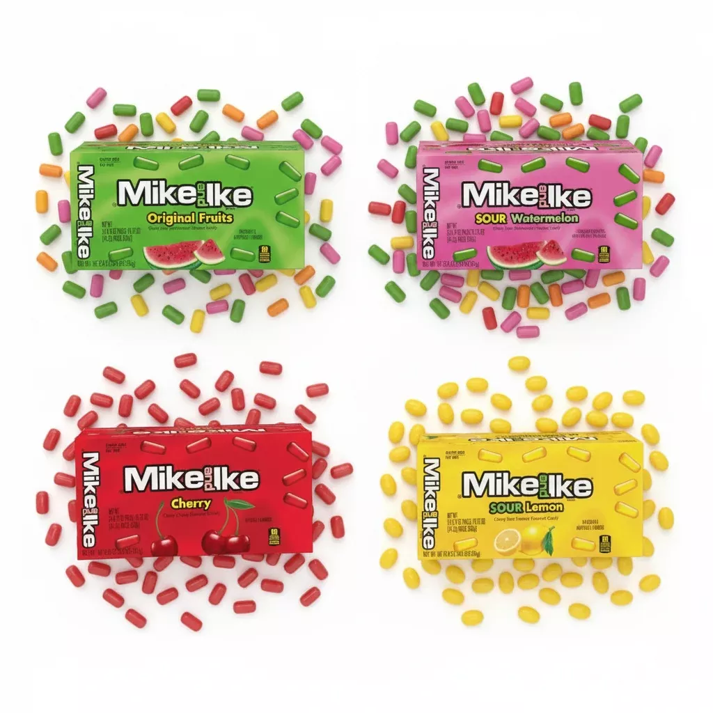 Mike & Ike Complete Flavor Bundle – All 4 Flavors (4 x 24-Pack)