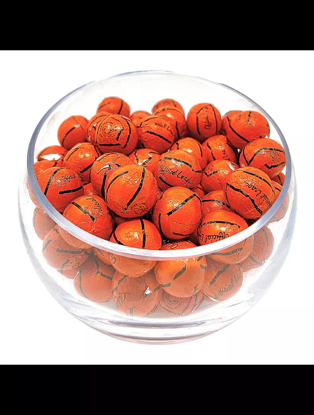 Milk Chocolate Foil-Wrapped Basketballs – 6 oz Bag