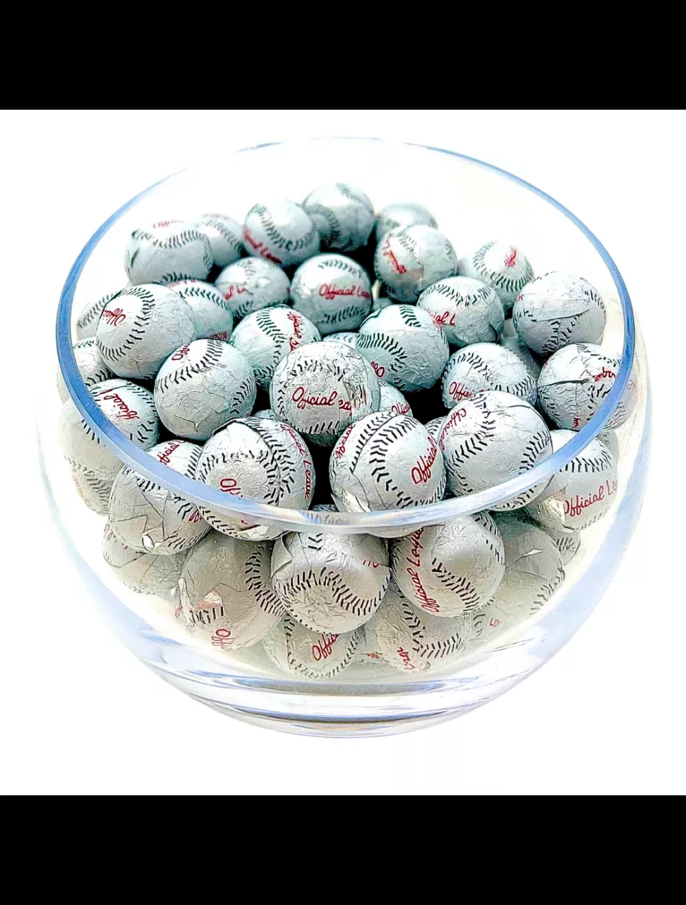 Milk Chocolate Foiled Baseballs – 6 oz Bag