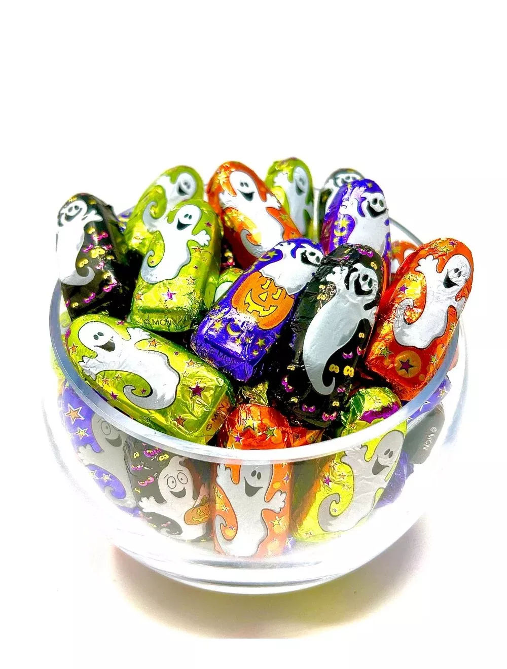 Milk Chocolate Foiled Ghosts – 6 oz Bag