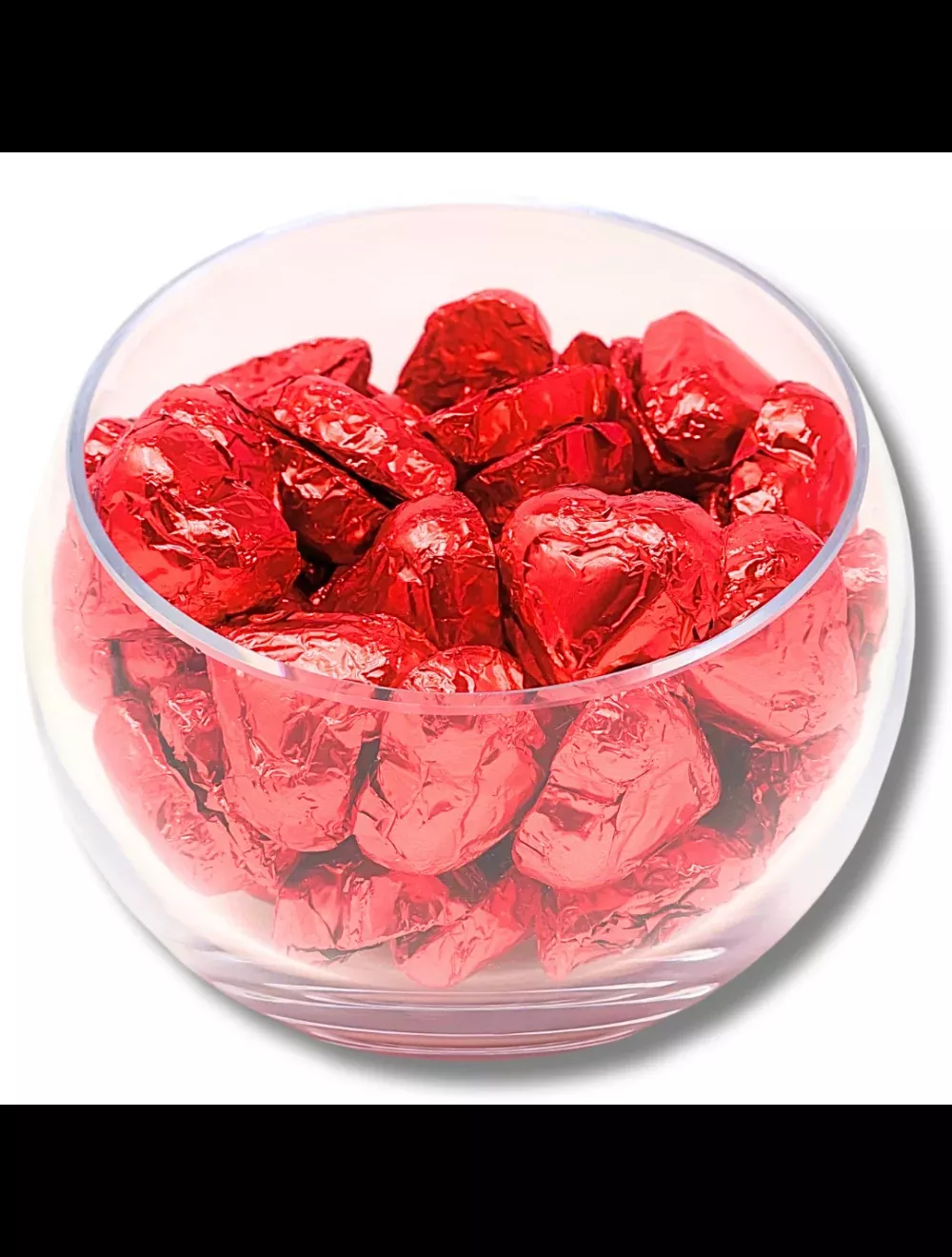 Milk Red Foil Hearts