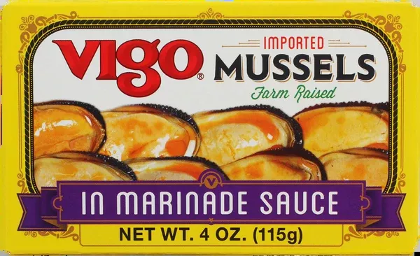 Mussels in Marinada Sauce (Vigo) 4 oz