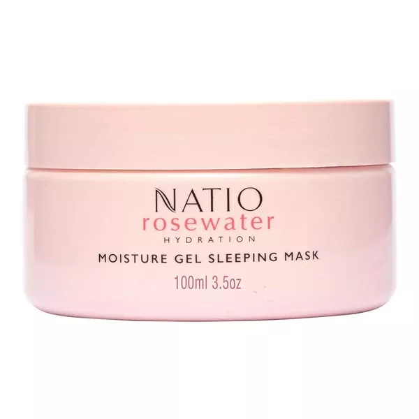 Natio Rosewater Hydration Moisture Gel Sleeping Mask - 100 gm