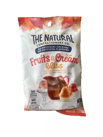 The Natural Confectionery Co. Fruits & Cream 190g