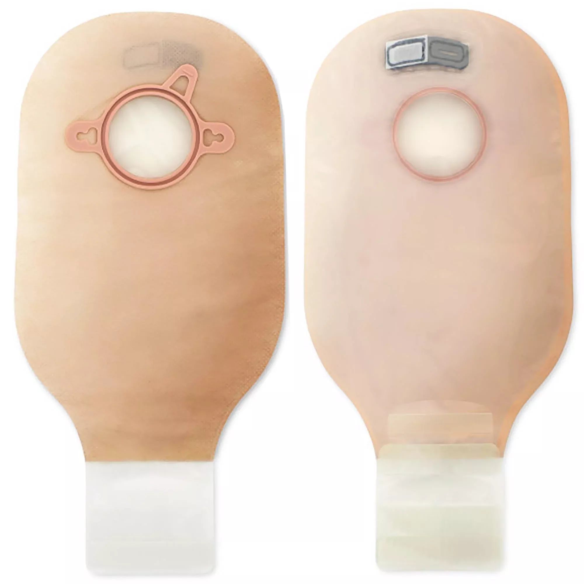 New Image™ Drainable Beige Colostomy Pouch, 12 " Length, 2.25 " 18183