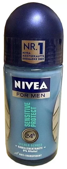 Nivea SENSITIVE Protect For Men Roll-On Deodorant, 50ml