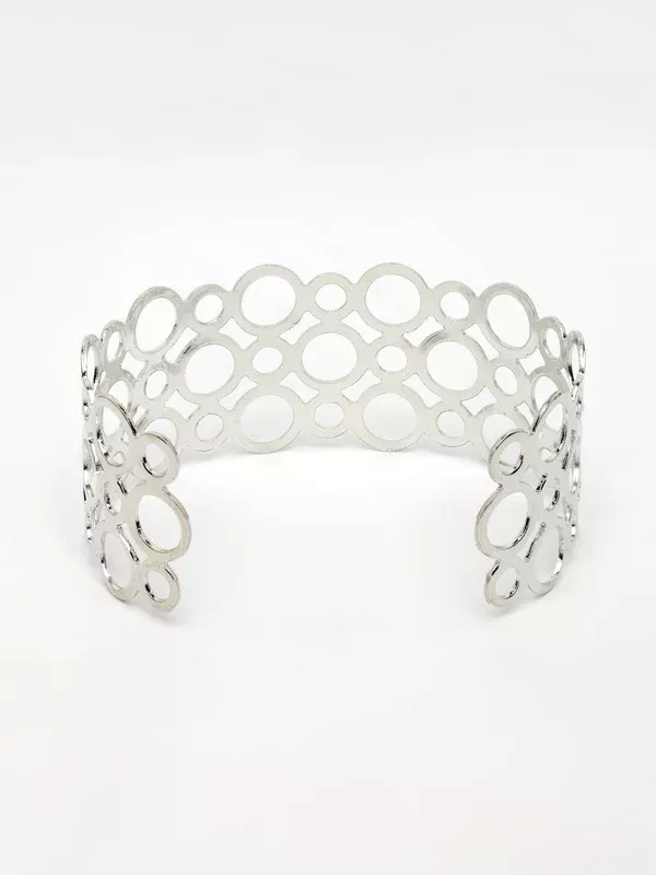 NVR Women's Silver-Plated Cuff Bracelet - One Size