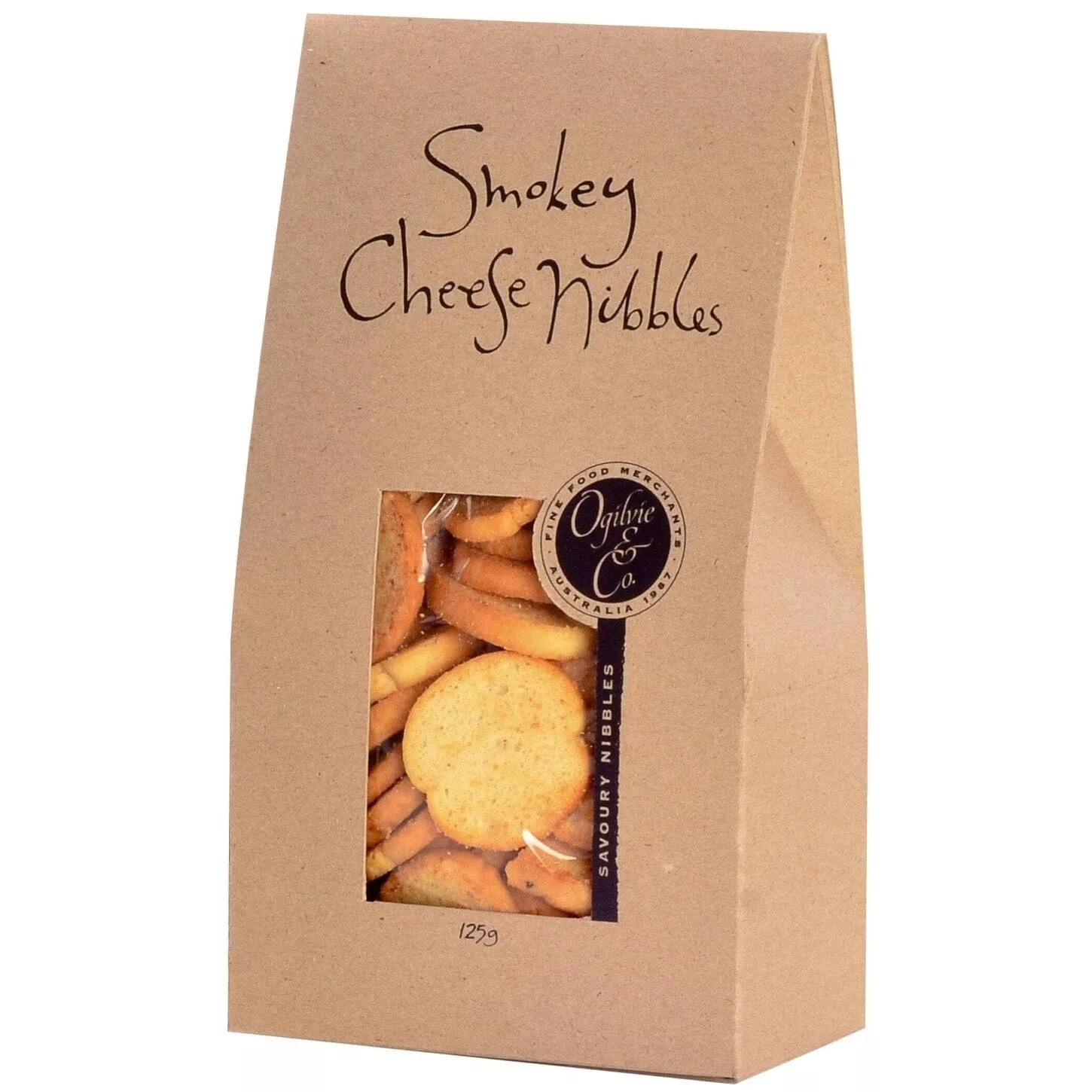 Ogilvie and Co Smokey Cheese Nibbles | 125g