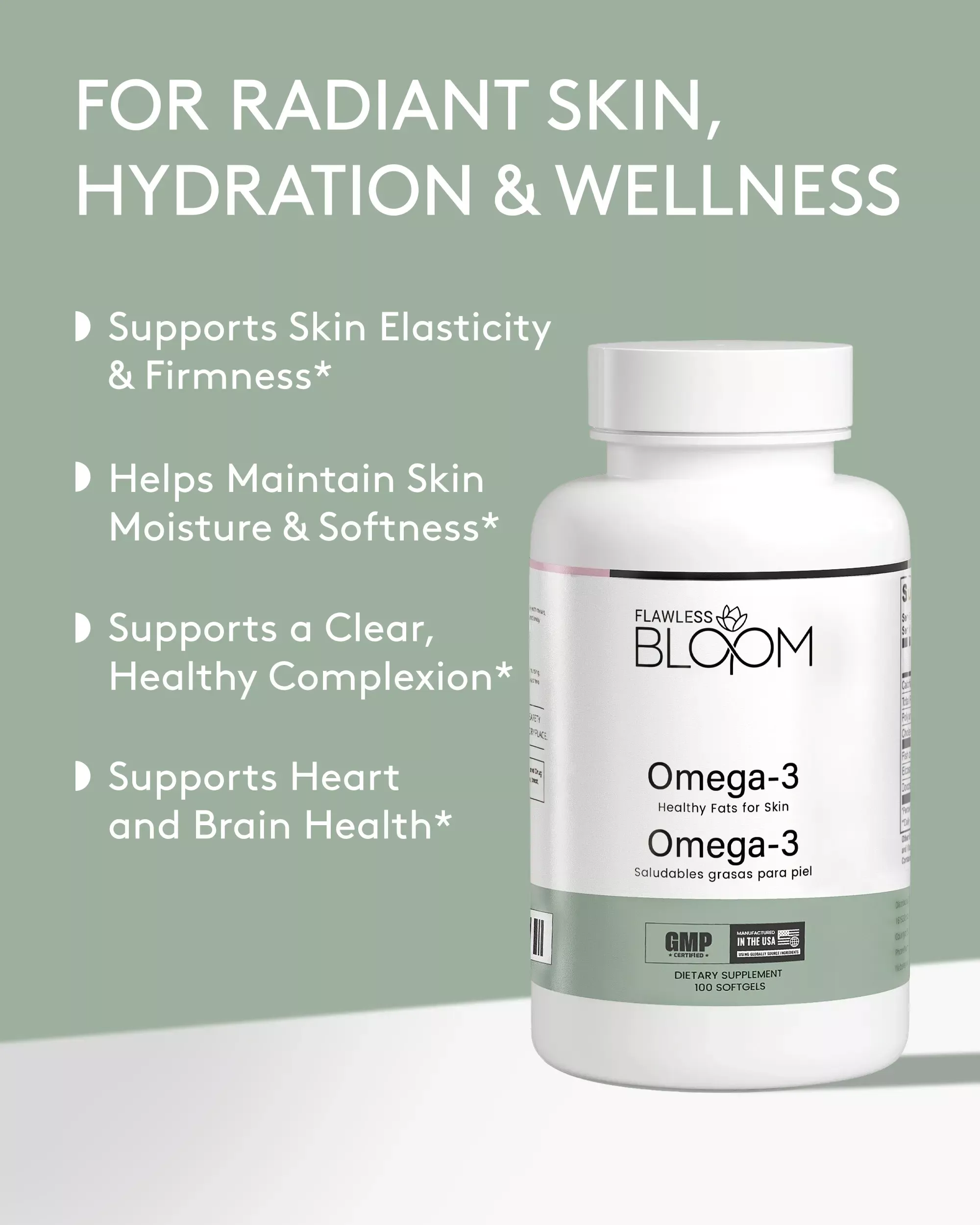 Omega-3 EPA 180mg + DHA 120mg