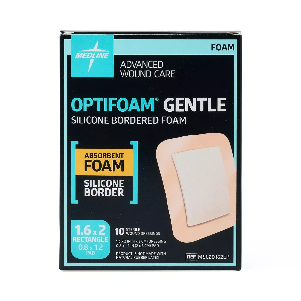 Optifoam Gentle Foam Dressings with Silicone Adhesive Border