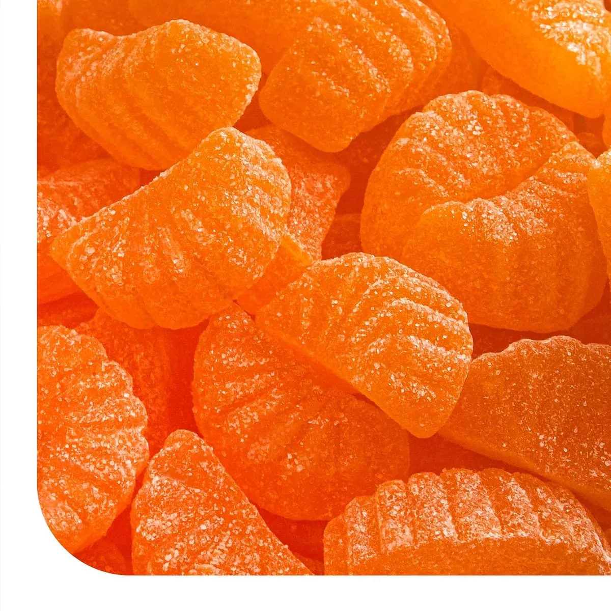 Orange Slices - 2 Pound Bulk Pack (About 65 Count) - Jelly Candy - Old-Fashioned Sweets