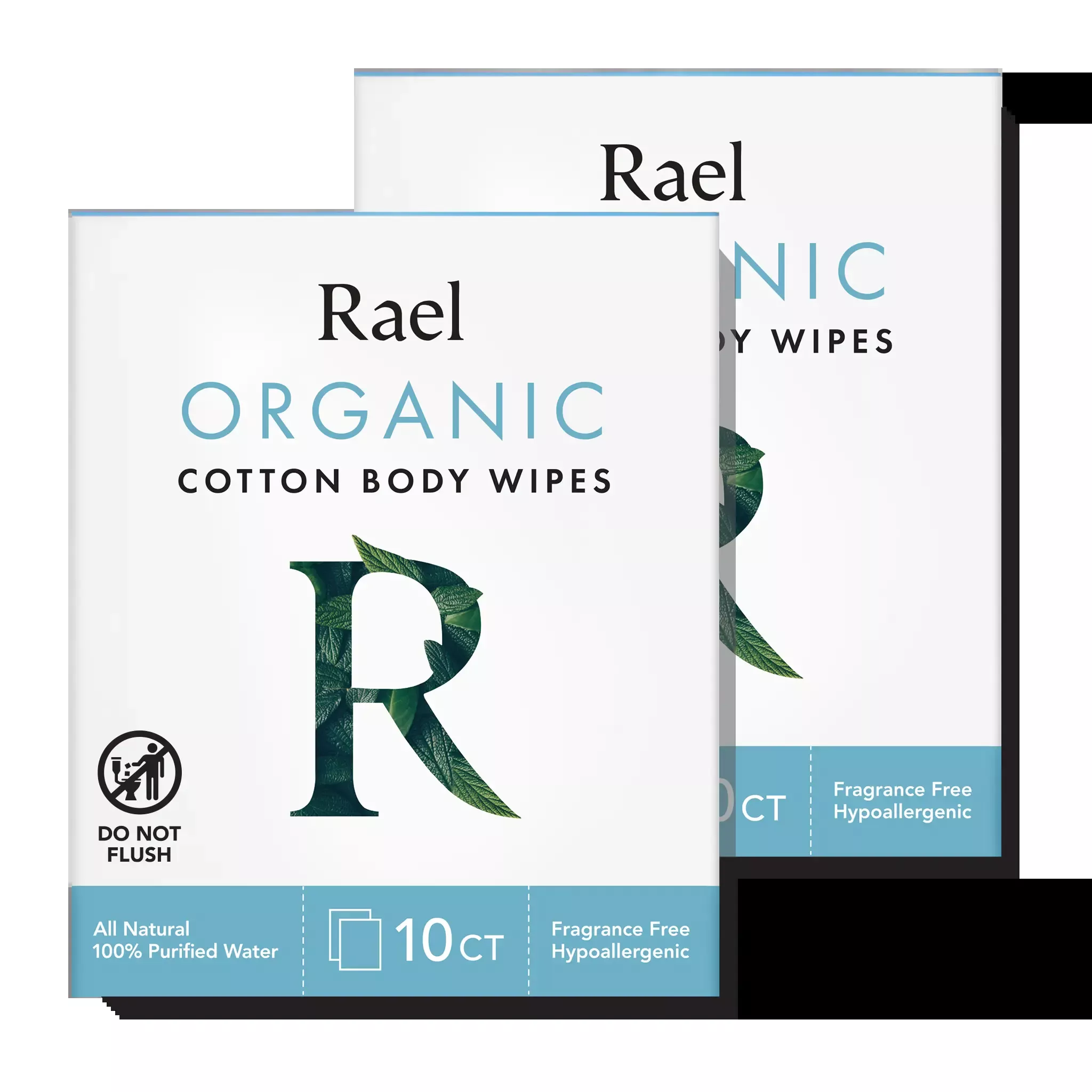 Organic Cotton Body Wipes - 2 Pack