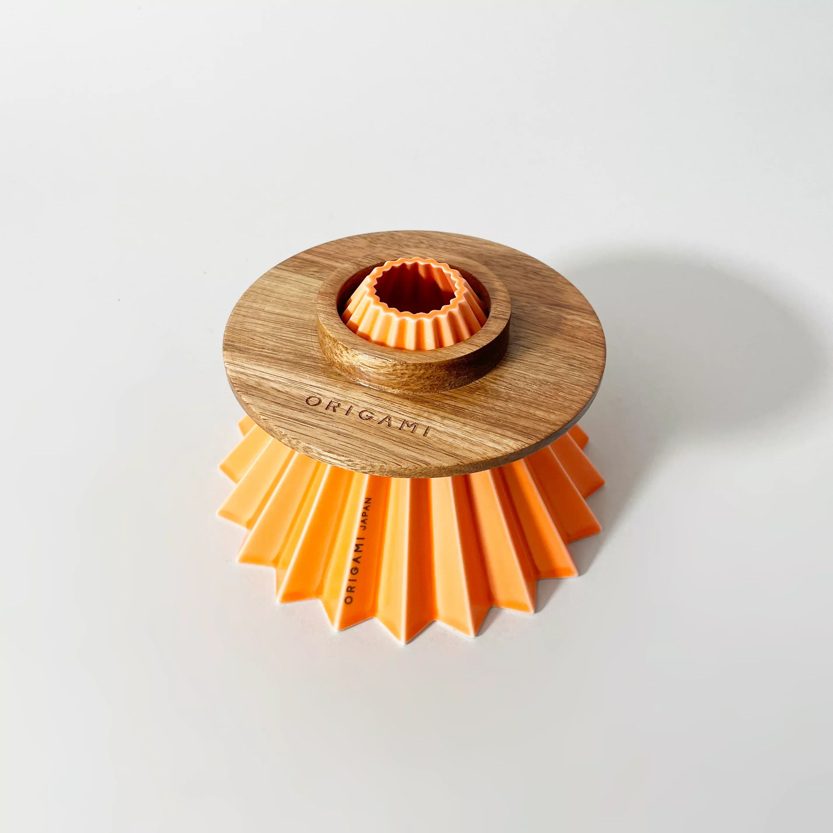 Origami Wood Dripper Holder