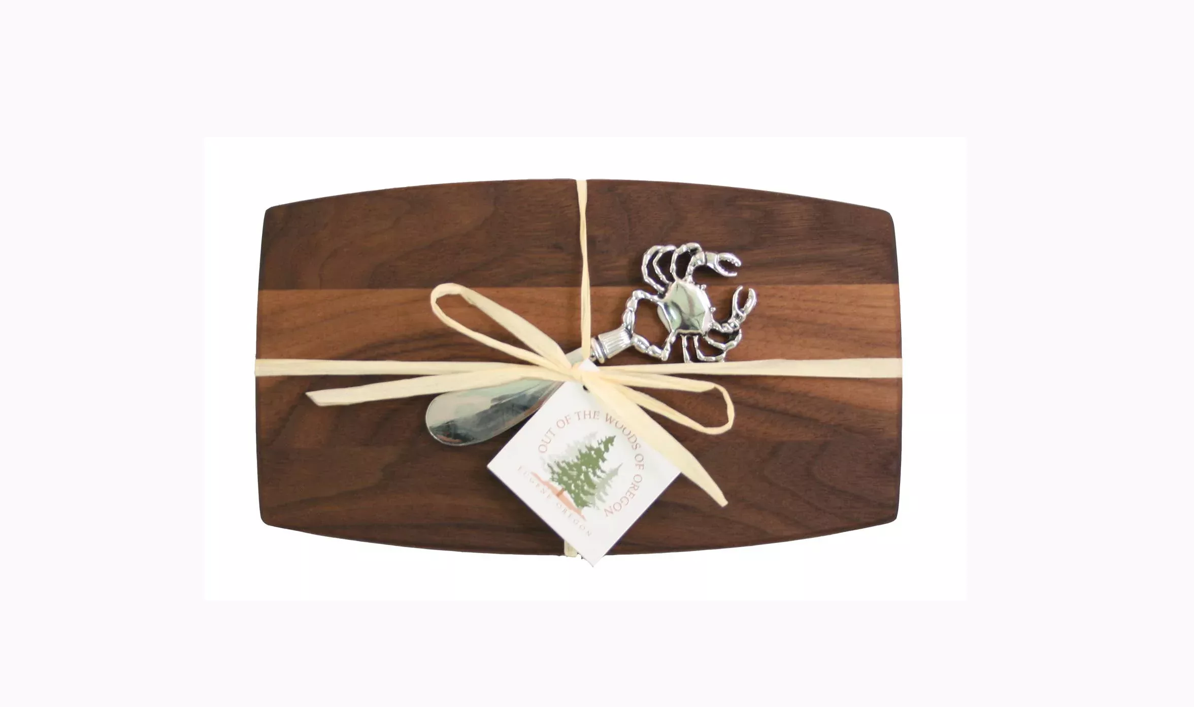 Out of the Woods of Oregon - Walnut Pate Board with Crab Spreader