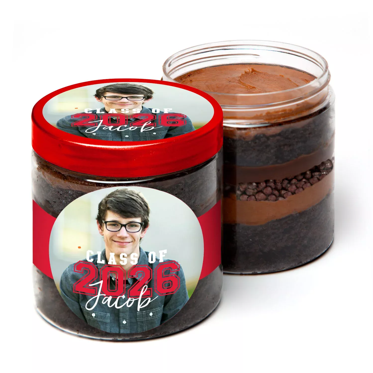 Overlay Photo Grad Cookie - Incredible Cake in a Jar