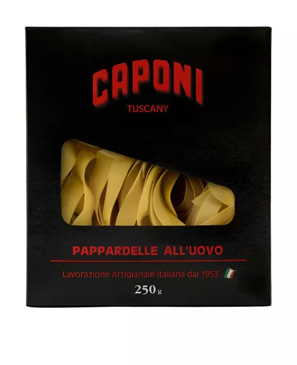 Pappardelle Hand-Made Dried Egg Pasta (Italy) - Box