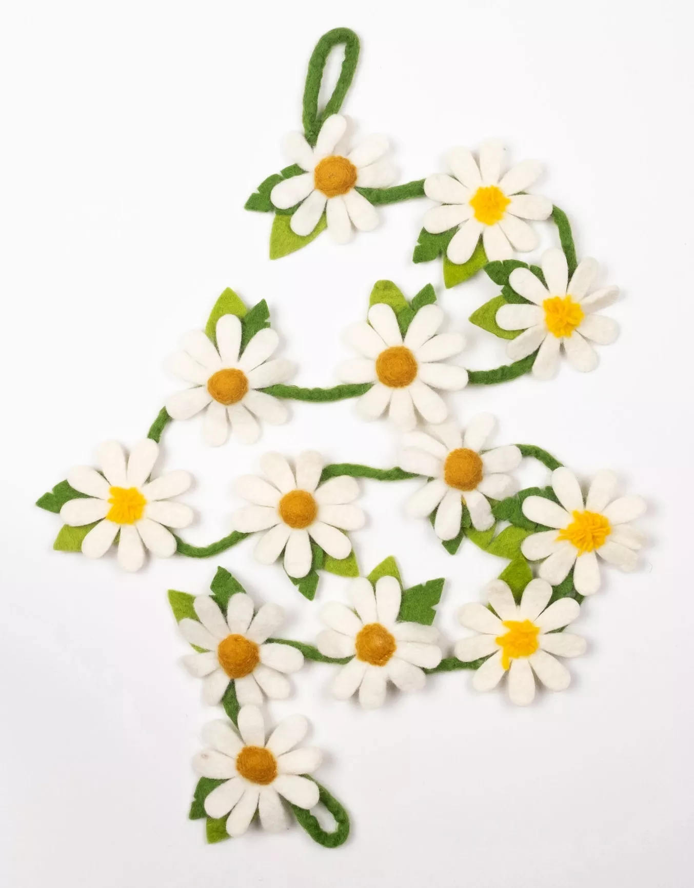Pastel Daisy Felt Garland