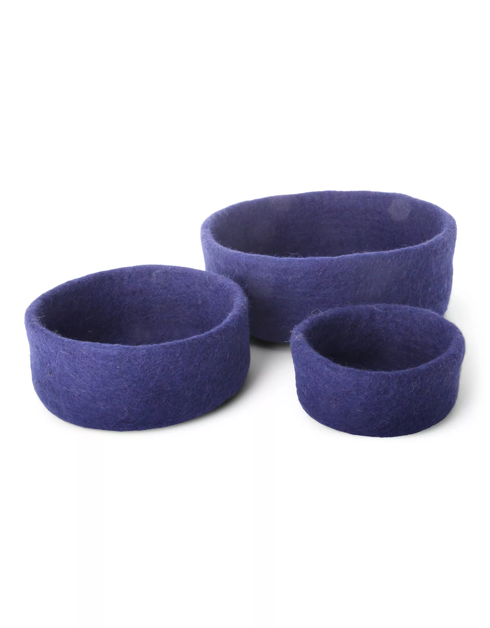 Pine Green Felt Bowl