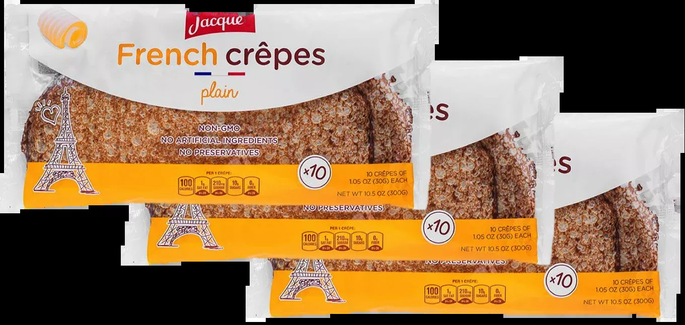 Plain French Crepes (3 packs of 10)