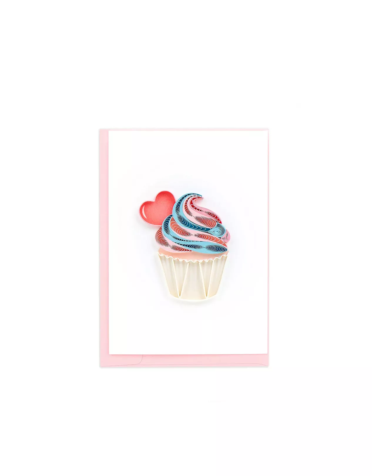 Polka Dot Birthday Cupcake Quilling Card
